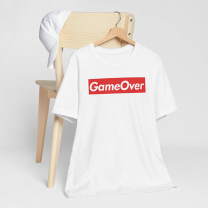 SUPER GAME OVER. Unisex Jersey Short Sleeve Tee