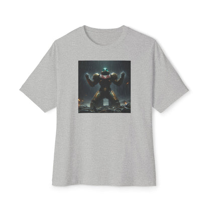 DEAD PLANET (AI generated). Unisex Oversized Boxy Tee