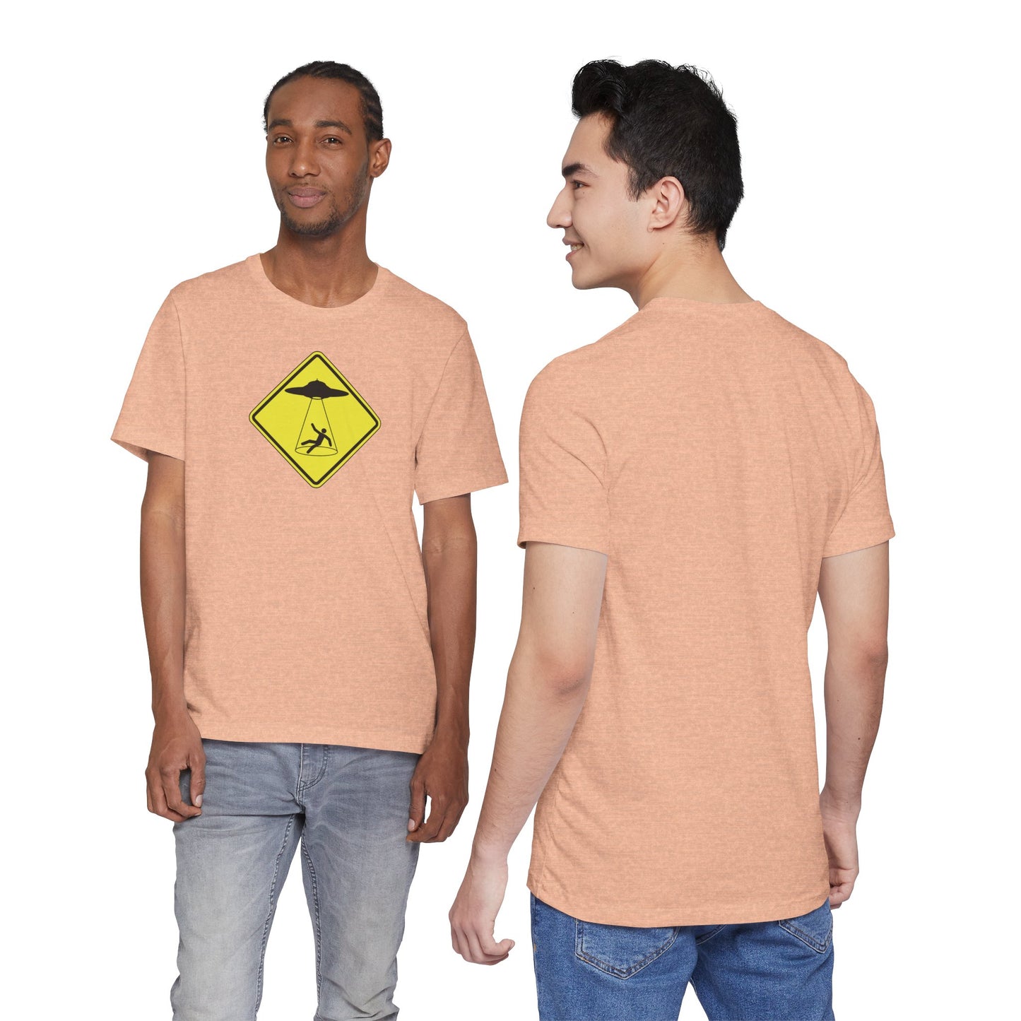 CAUTION UFO! Unisex Jersey Short Sleeve Tee