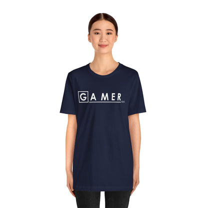 DR. GAMER IS IN THE HOUSE. Unisex Jersey Short Sleeve Tee