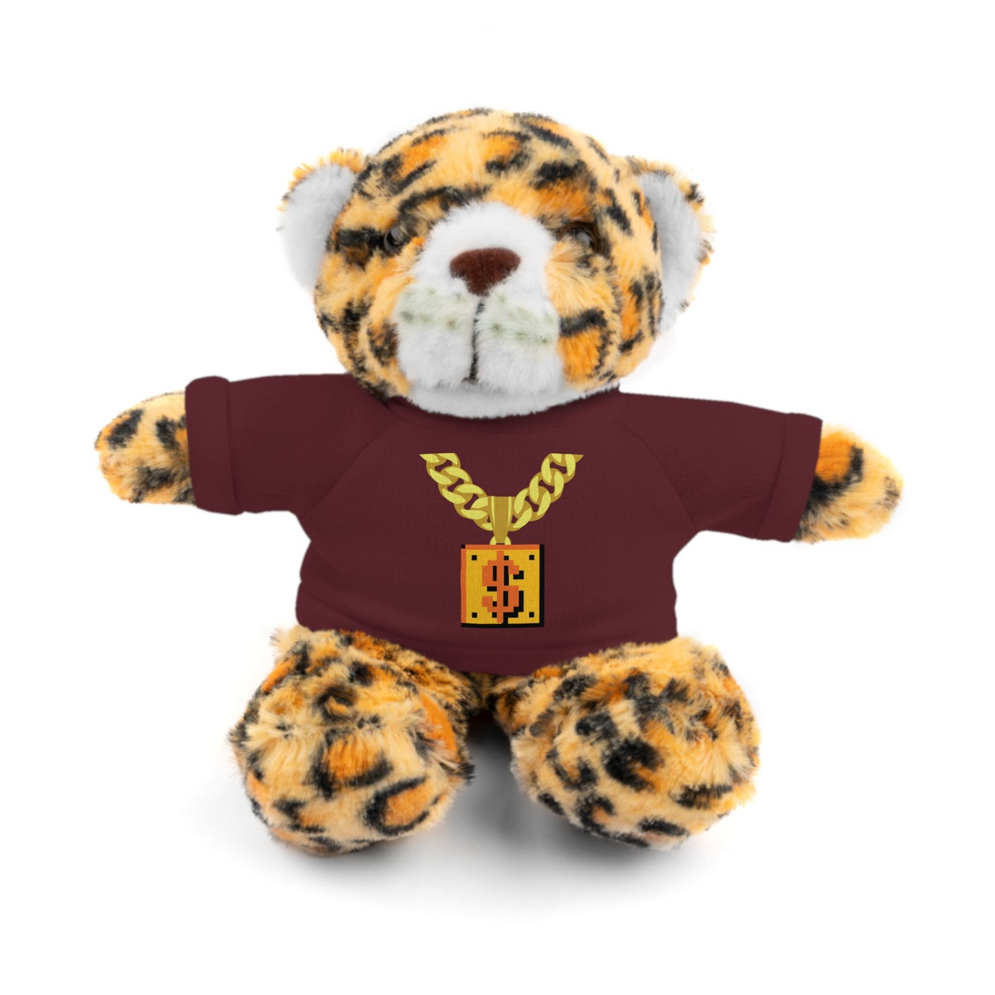 HUG LIFE. Stuffed Animals with COIN BOX CUBAN CHAIN $? Tee