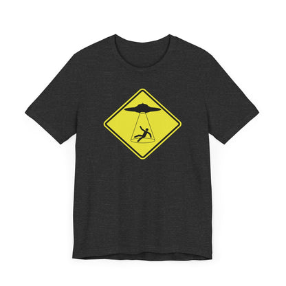 CAUTION UFO! Unisex Jersey Short Sleeve Tee