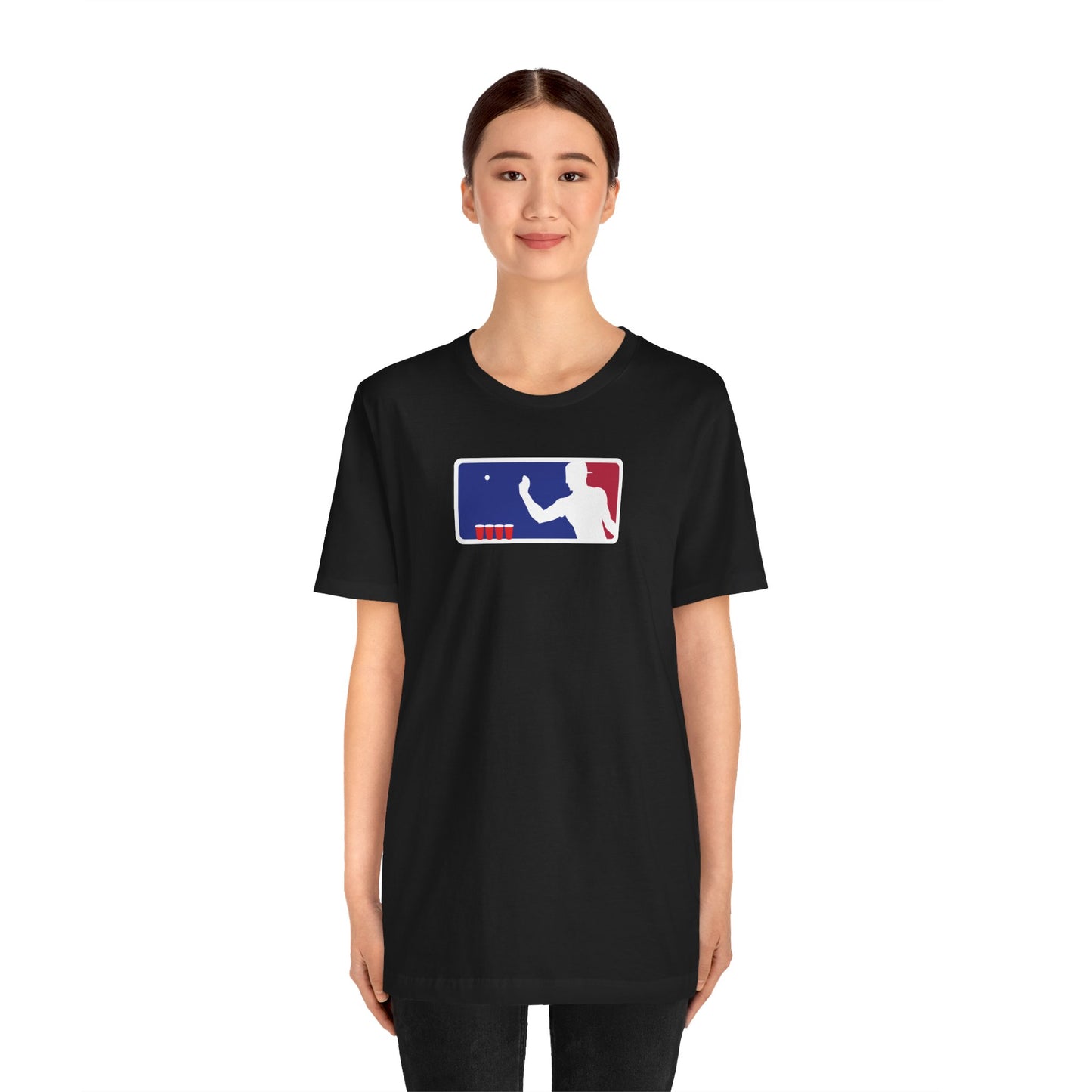 MAJOR LEAGUE PONGER. Unisex Jersey Short Sleeve Tee
