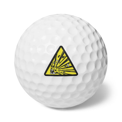 SEXY BOB. Golf Balls, 6pcs