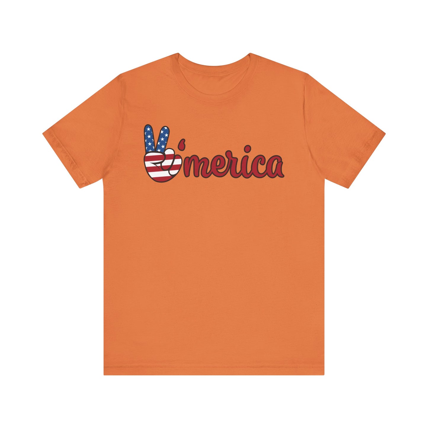 'MERICA. Unisex Jersey Short Sleeve Tee