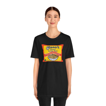 RAMEN GAMER FOOD. Unisex Jersey Short Sleeve Tee