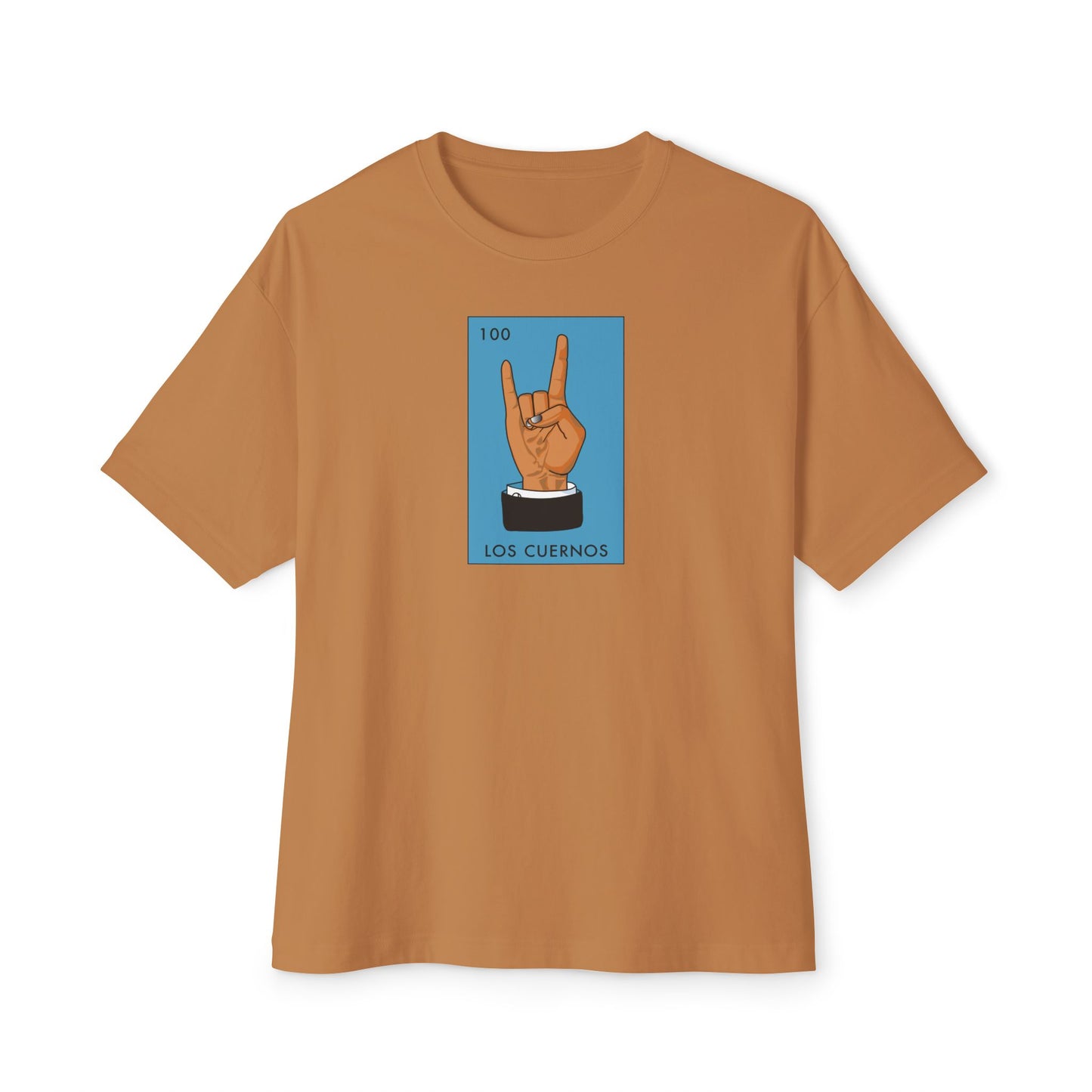 LOS CUERNOS (THE HORNS) Unisex Oversized Boxy Tee