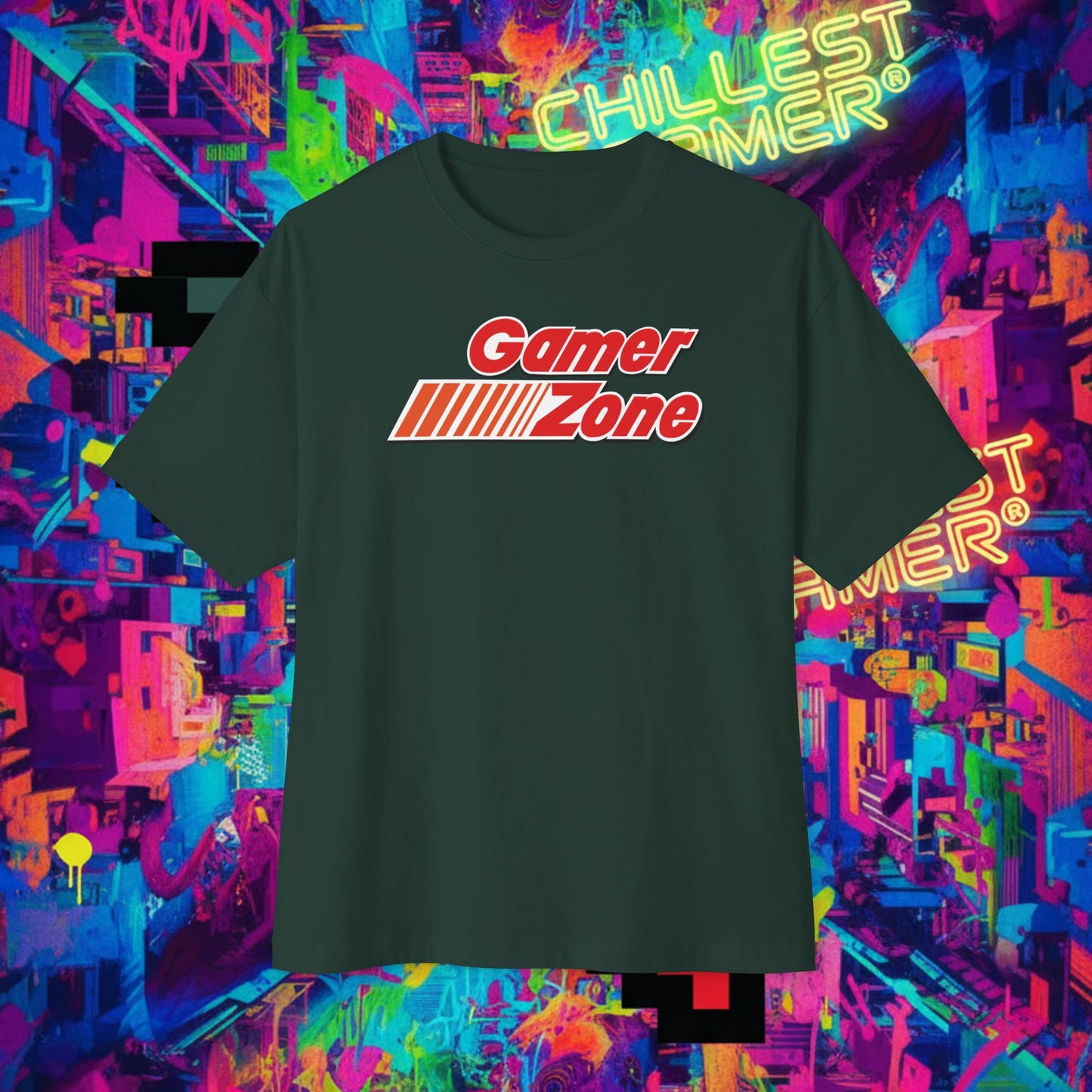 GAMER ZONE. Unisex Oversized Boxy Tee