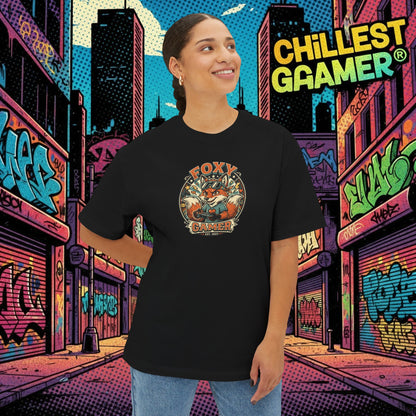 FOXY GAMER. Unisex Oversized Boxy Tee