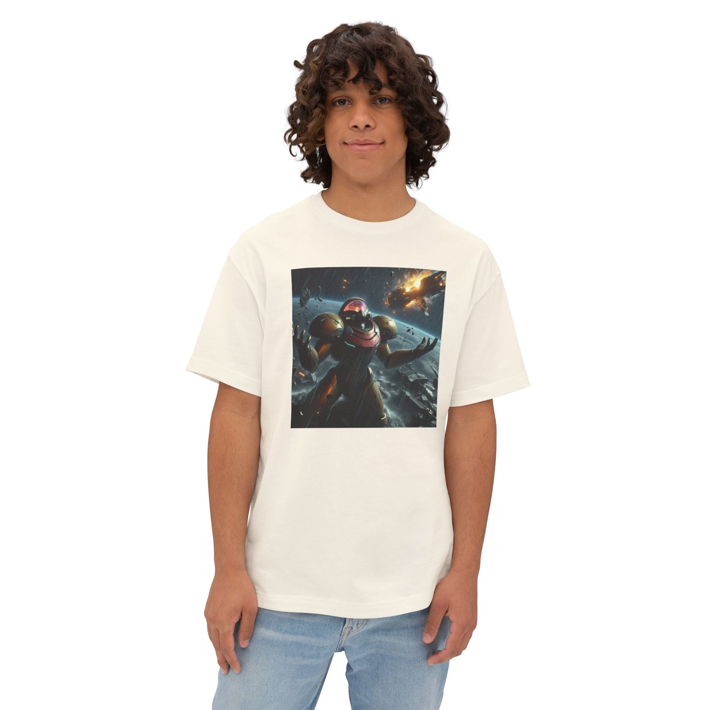 MISSION FAILED (AI generated). Unisex Oversized Boxy Tee