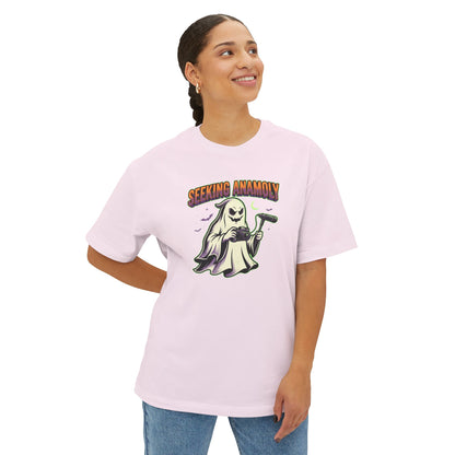 SEEKING ANAMOLY. Unisex Oversized Boxy Tee