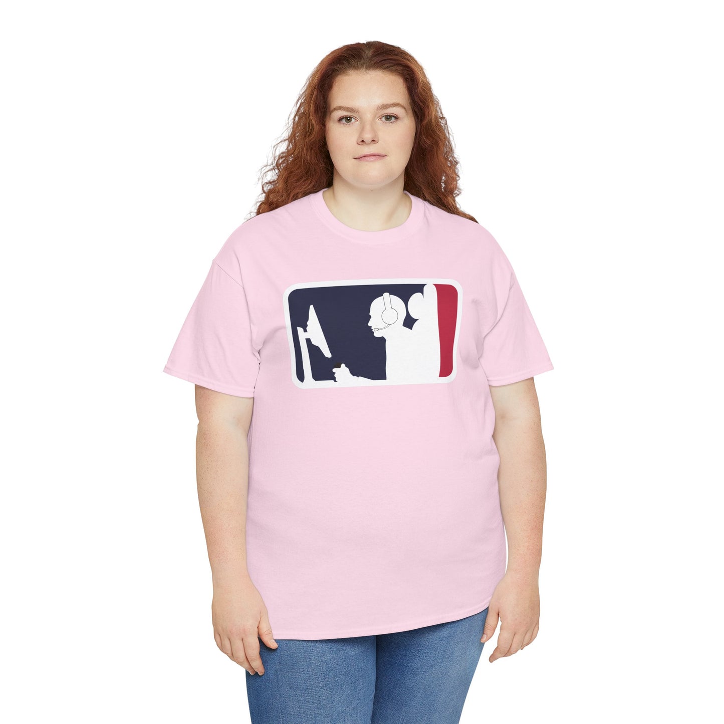 MAJOR LEAGUE GAMER (CONSOLE). Unisex Heavy Cotton Tee