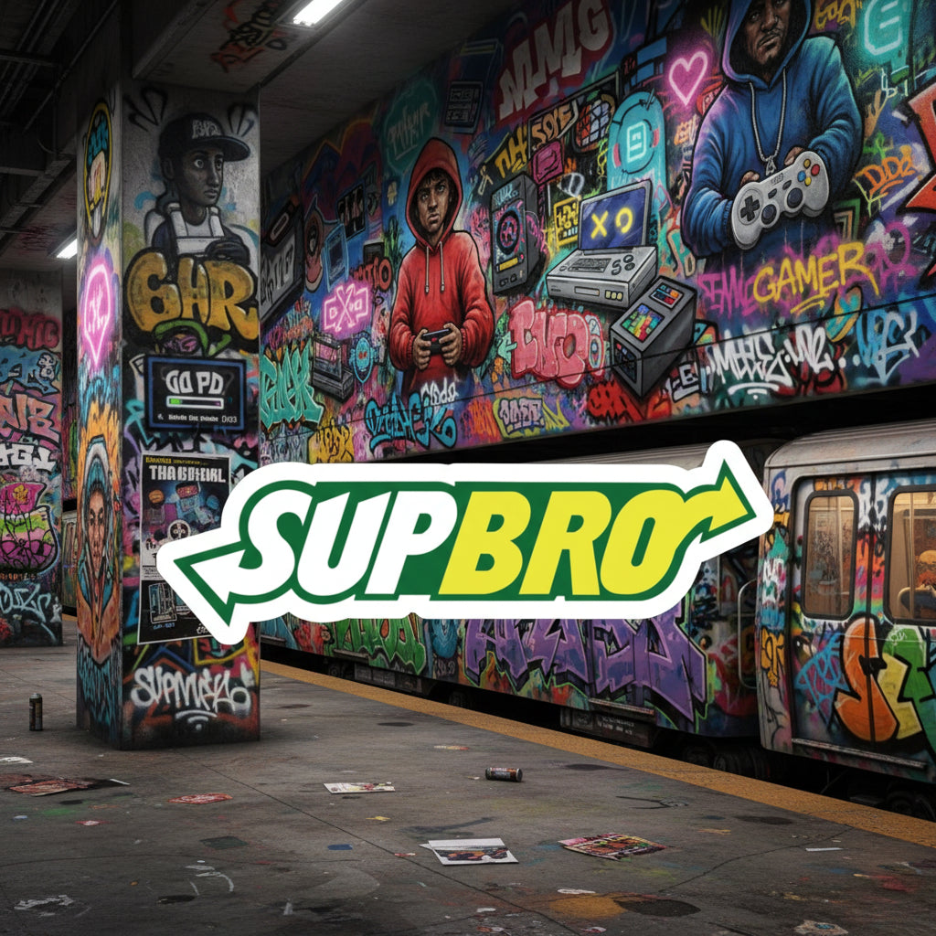 SUPBRO. Kiss-Cut Stickers