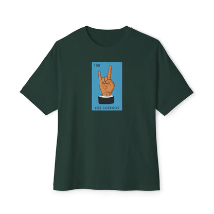 LOS CUERNOS (THE HORNS) Unisex Oversized Boxy Tee