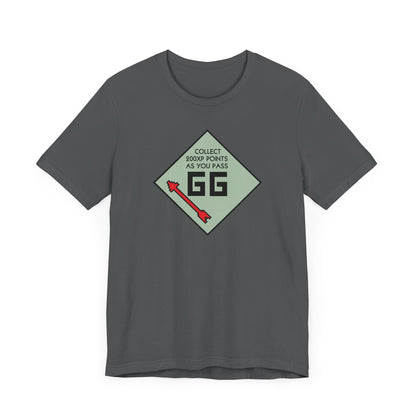 GG PASS GO COLLECT 200XP. Unisex Jersey Short Sleeve Tee