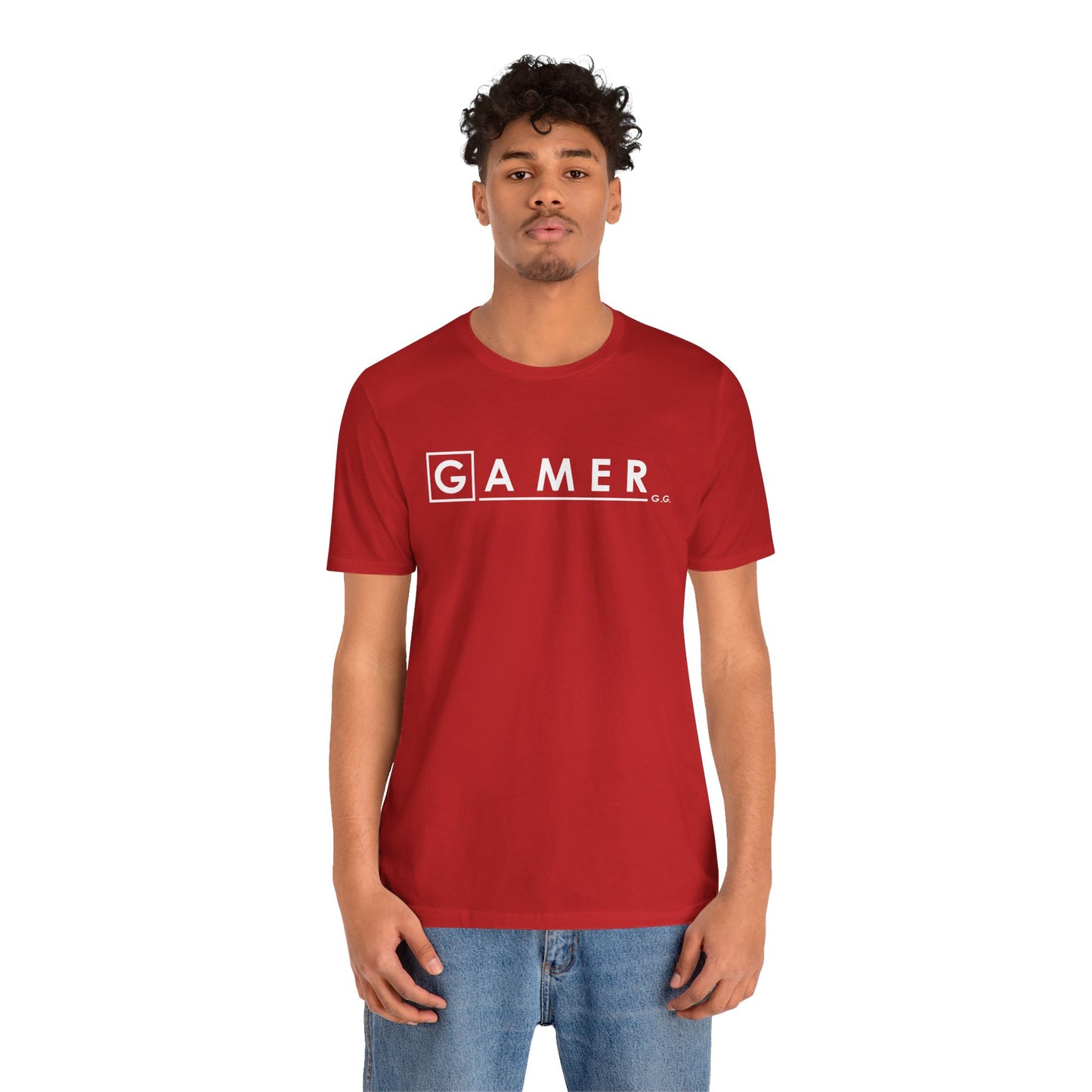 DR. GAMER IS IN THE HOUSE. Unisex Jersey Short Sleeve Tee