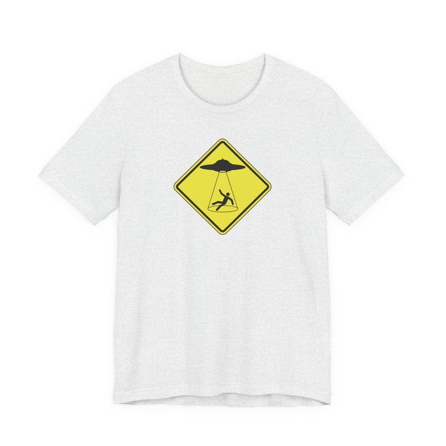 CAUTION UFO! Unisex Jersey Short Sleeve Tee