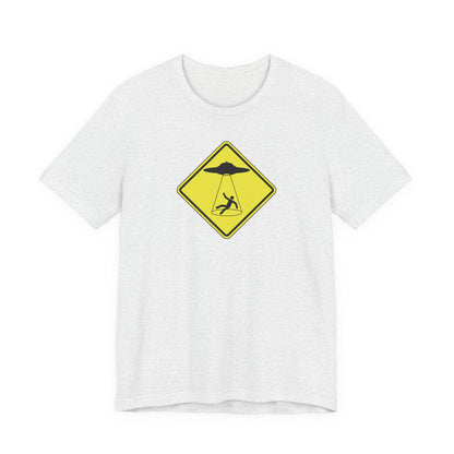 CAUTION UFO! Unisex Jersey Short Sleeve Tee