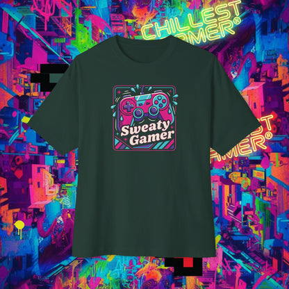 SWEATY GAMER. Unisex Oversized Boxy Tee