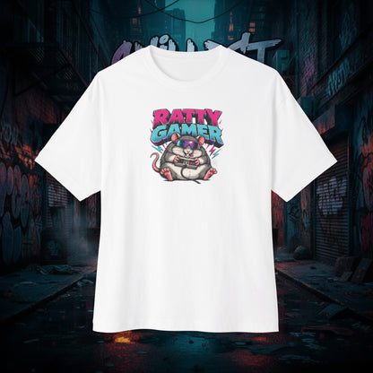 RATTY GAMER. Unisex Oversized Boxy Tee