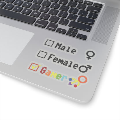 CHECK GAMER. Kiss-Cut Stickers