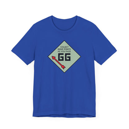 GG PASS GO COLLECT 200XP. Unisex Jersey Short Sleeve Tee