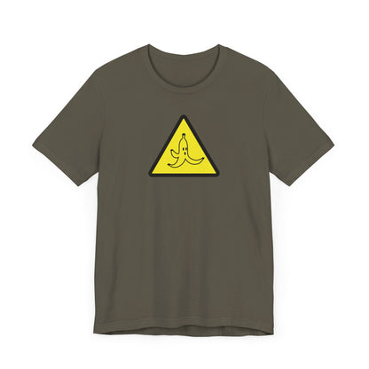 CAUTION BANANA. Unisex Jersey Short Sleeve Tee