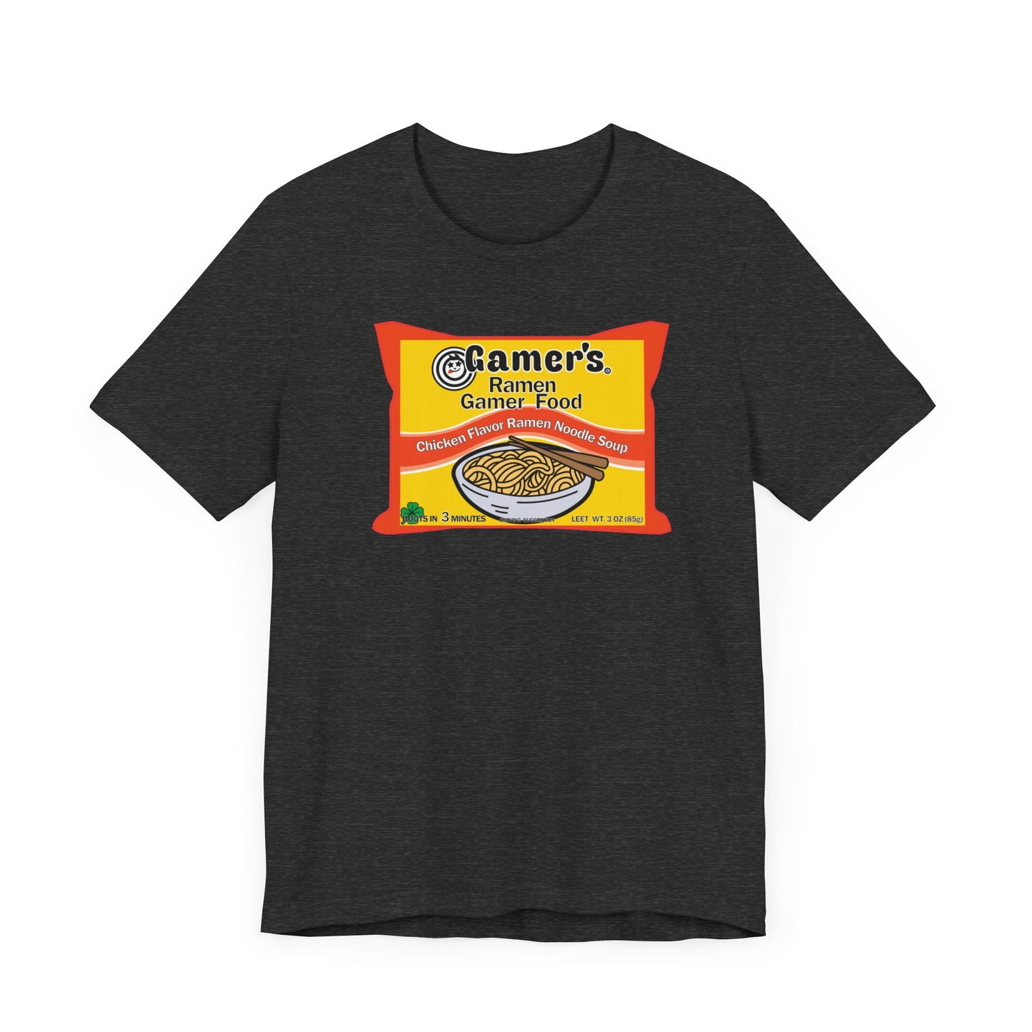 RAMEN GAMER FOOD. Unisex Jersey Short Sleeve Tee