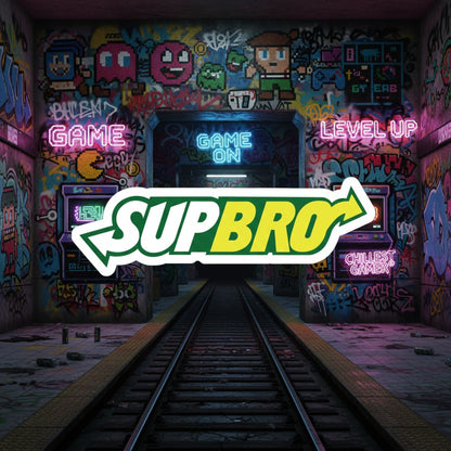 SUPBRO. Kiss-Cut Stickers