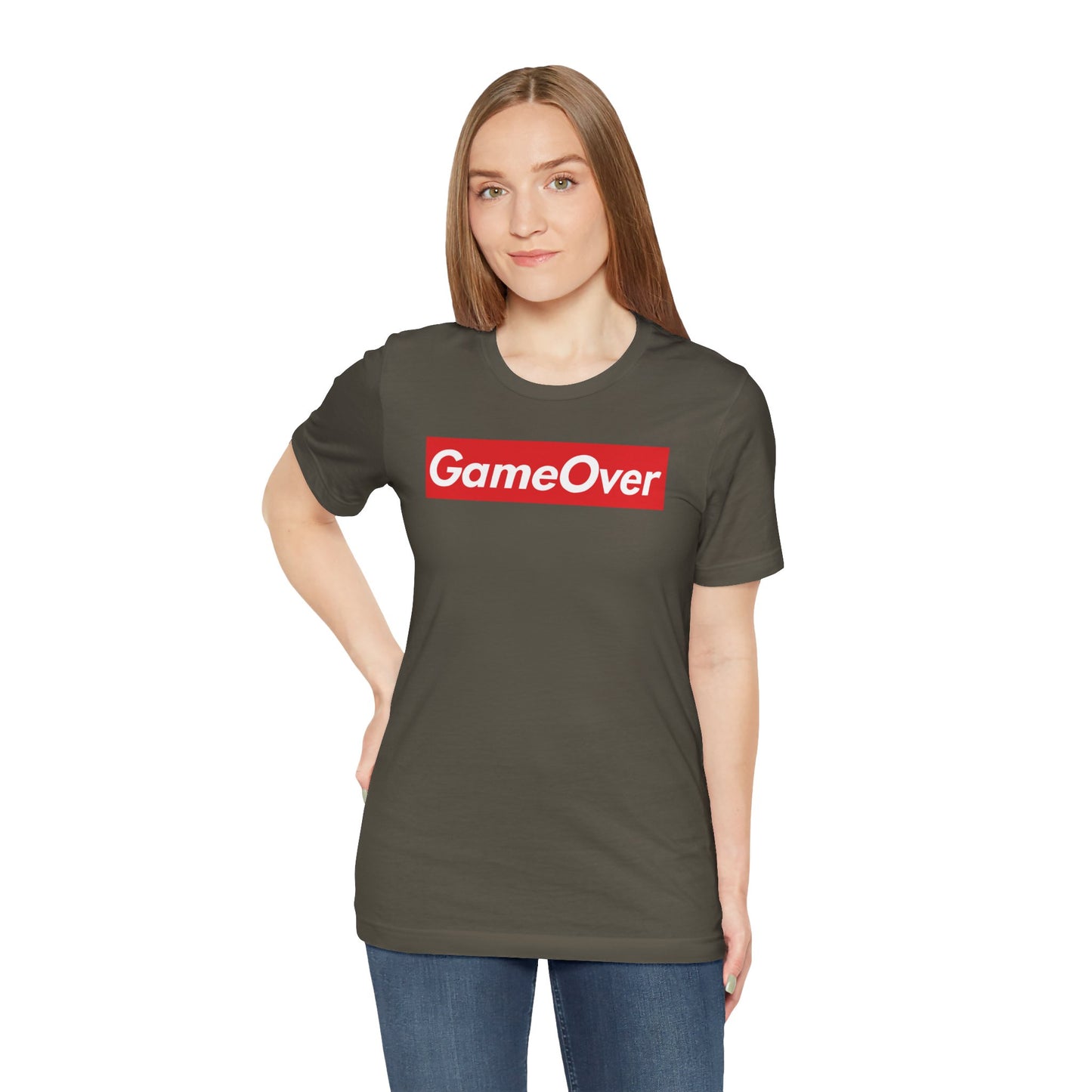 SUPER GAME OVER. Unisex Jersey Short Sleeve Tee