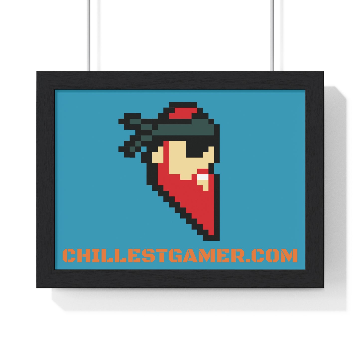 CHILLEST GAMER PROMO. Horizontal Framed Poster