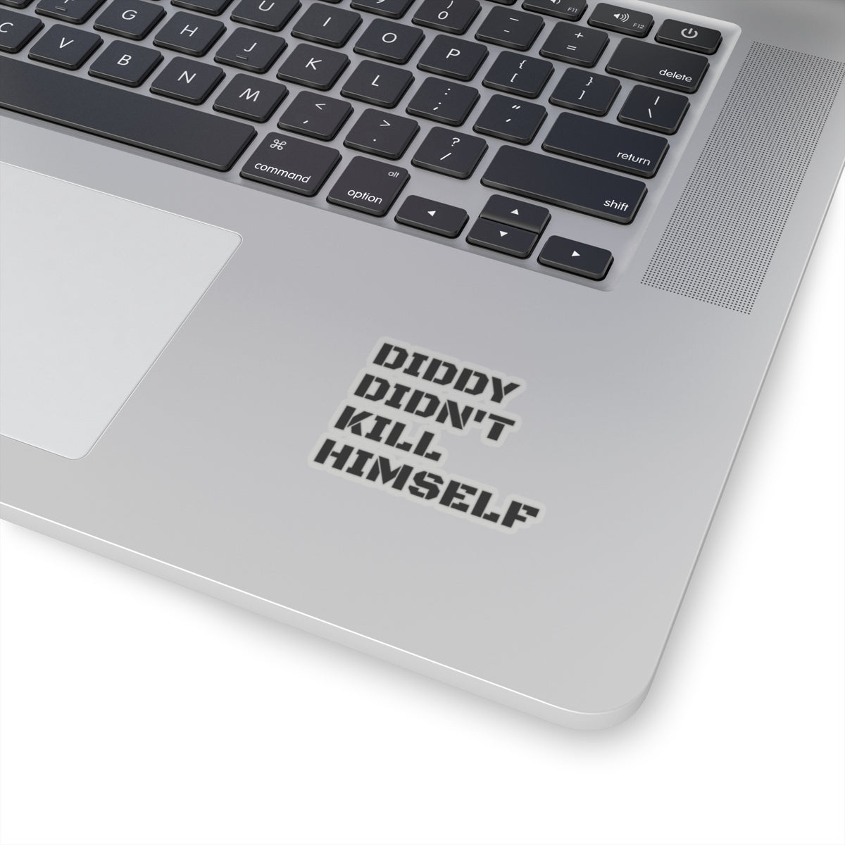 DIDDY DIDN'T K1LL H1MS3LF. Kiss-Cut Stickers