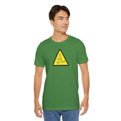 CAUTION BANANA. Unisex Jersey Short Sleeve Tee