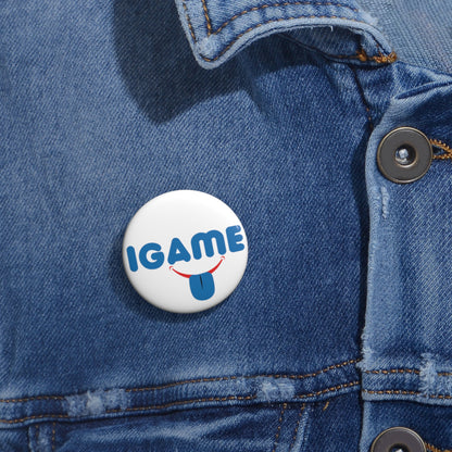 IHOPE IGAME. Custom Pin Buttons