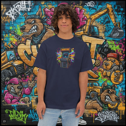 INSERT COIN. Unisex Oversized Boxy Tee