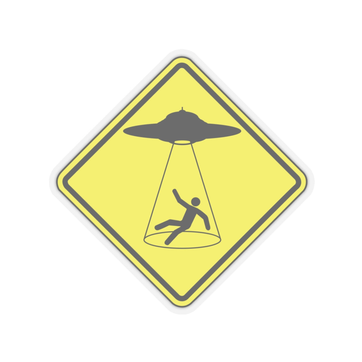 CAUTION UFO! Kiss-Cut Stickers