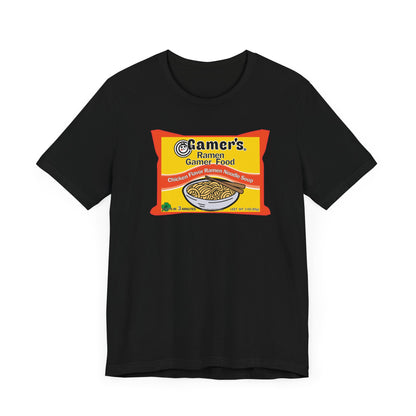 RAMEN GAMER FOOD. Unisex Jersey Short Sleeve Tee