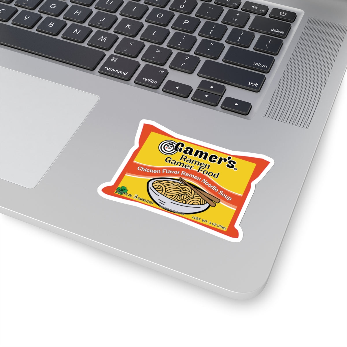 RAMEN GAMER FOOD. Kiss-Cut Stickers