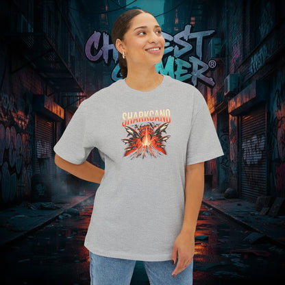 SHARKCANO V2. Unisex Oversized Boxy Tee