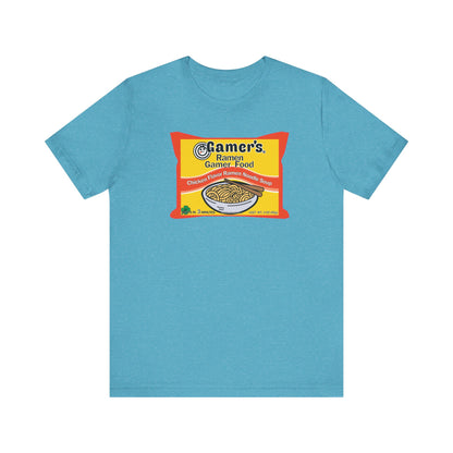 RAMEN GAMER FOOD. Unisex Jersey Short Sleeve Tee