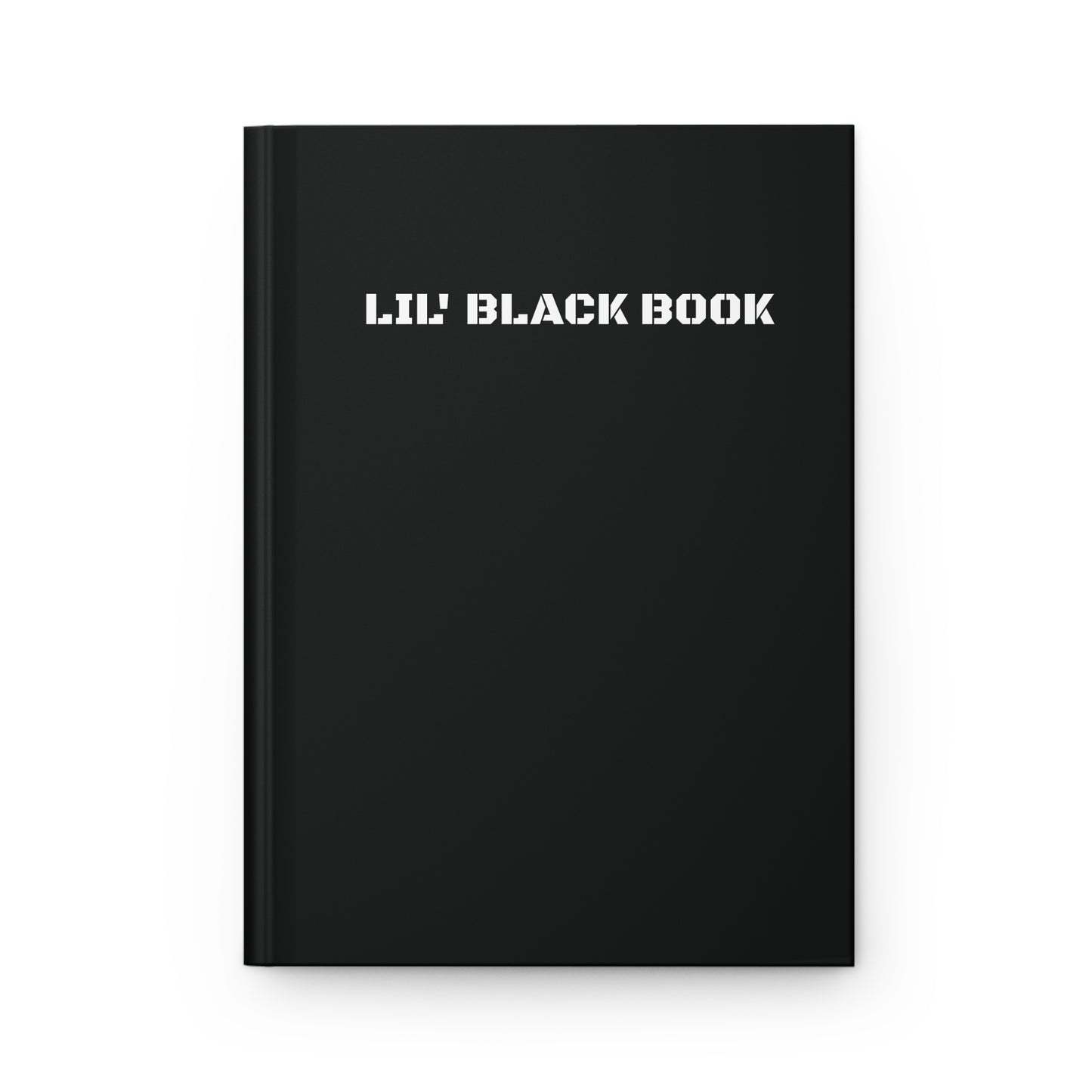 LIL' BLACK BOOK. Hardcover Journal Matte