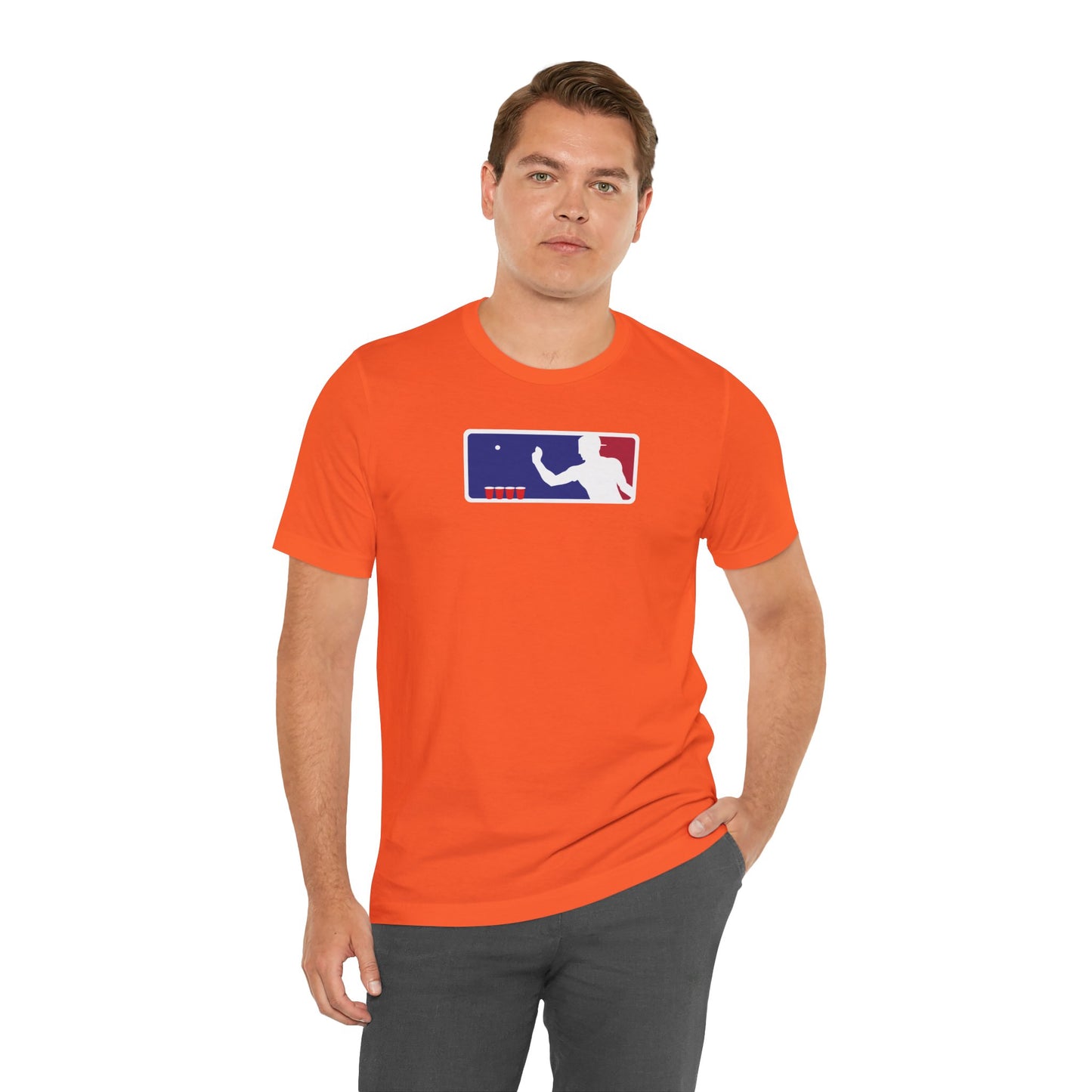 MAJOR LEAGUE PONGER. Unisex Jersey Short Sleeve Tee