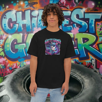 RATTY GAMER. Unisex Oversized Boxy Tee