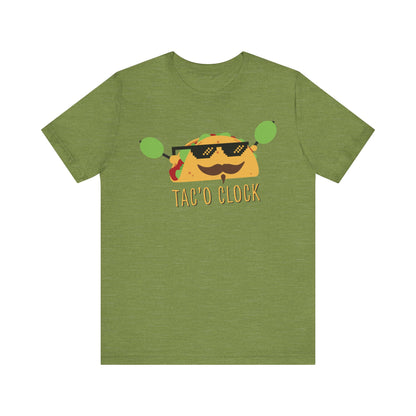 TACO O'CLOCK. Unisex Jersey Short Sleeve Tee