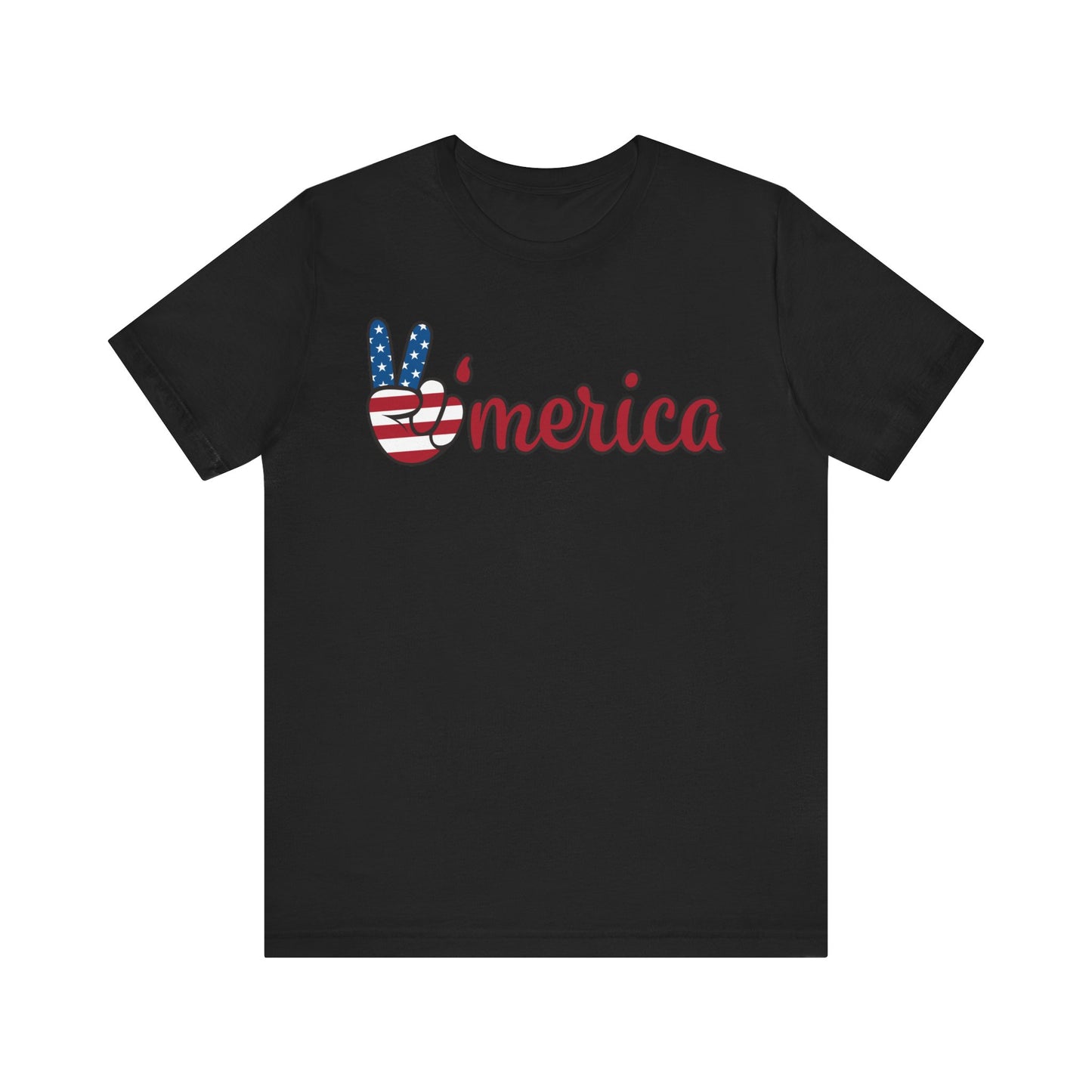 'MERICA. Unisex Jersey Short Sleeve Tee