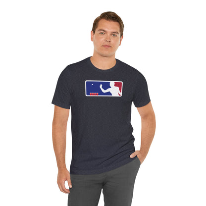 MAJOR LEAGUE PONGER. Unisex Jersey Short Sleeve Tee