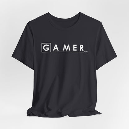 DR. GAMER IS IN THE HOUSE. Unisex Jersey Short Sleeve Tee