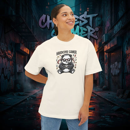 HARDCORE GAMER. Unisex Oversized Boxy Tee