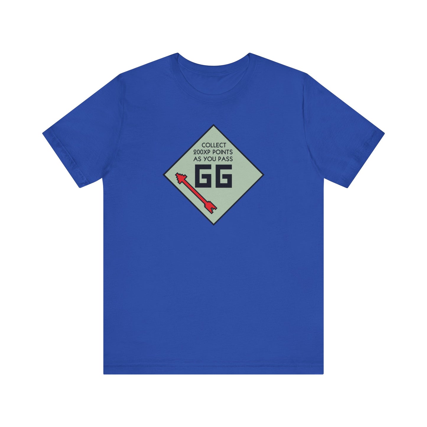 GG PASS GO COLLECT 200XP. Unisex Jersey Short Sleeve Tee