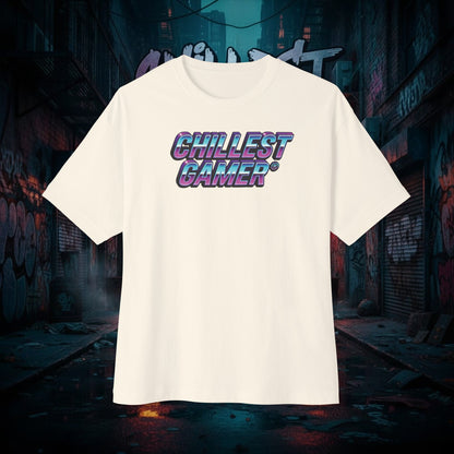 CHILLEST GAMER. Unisex Oversized Boxy Tee